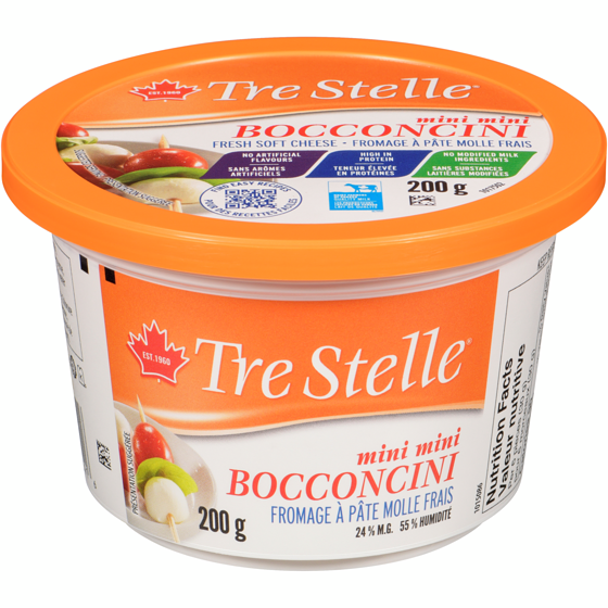 Tre Stelle Fromages bocconcini miniatures 200 g, 4,00 $/100g