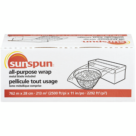 Sunspun All-Purpose Wrap, Metal Blade Included 762 ea, $25.99/1ea