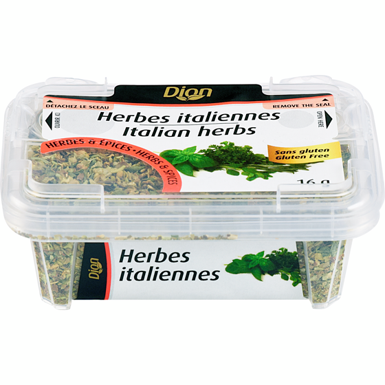 Dion Fines herbes italiennes 16 g, 20,56 $/100g