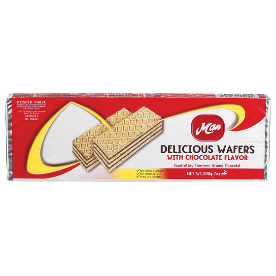 Man Kosher Cocoa Flavoured Wafer 200 g, $1.50/100g