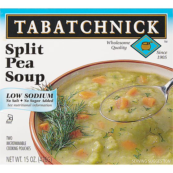 Tabatchnick Pea Soup, No Salt 425 g, $1.17/100g