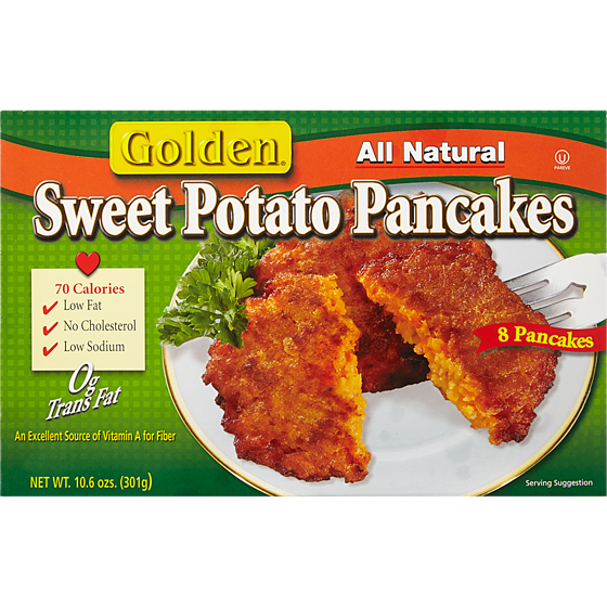 Golden Sweet Potato Pancakes 301 g, $3.09/100g