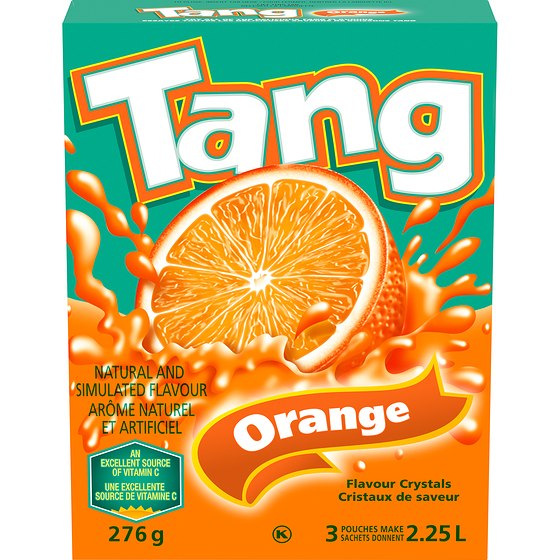 Tang’s Préparation pour boisson orange 276 g, 1,37 $/100g