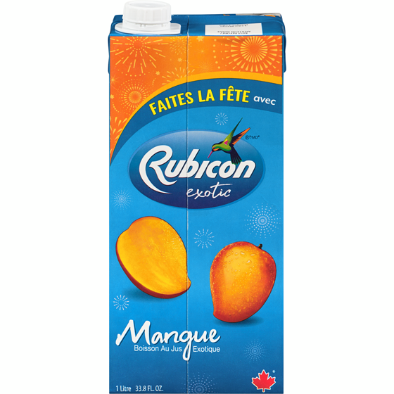 Rubicon Boisson au jus exotique Mangue 1 l, 0,28 $/100ml
