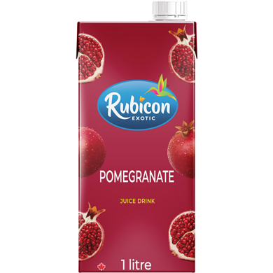 Rubicon Pomegranate Juice Drink 1 l, $0.35/100ml