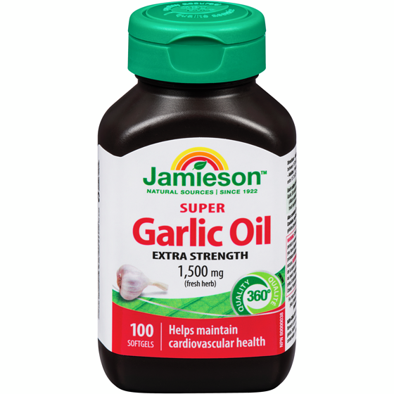 Jamieson Super Garlic Oil Extra Strength 1500 mg 100 ea, $0.15/1ea