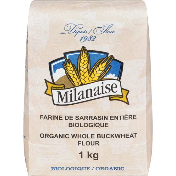 Meunerie Milanaise Organic Whole Buckwheat Flour 1 kg, $0.80/100g