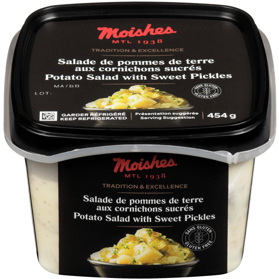 Moishes Sweet Pickle Potato Salad 454 g, $0.99/100g