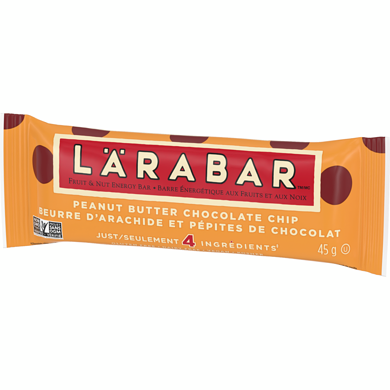 Larabar Fruit & Nut Energy Bar, Peanut Butter Chocolate Chip, 16/pack 16x45.0 g, $4.03/100g