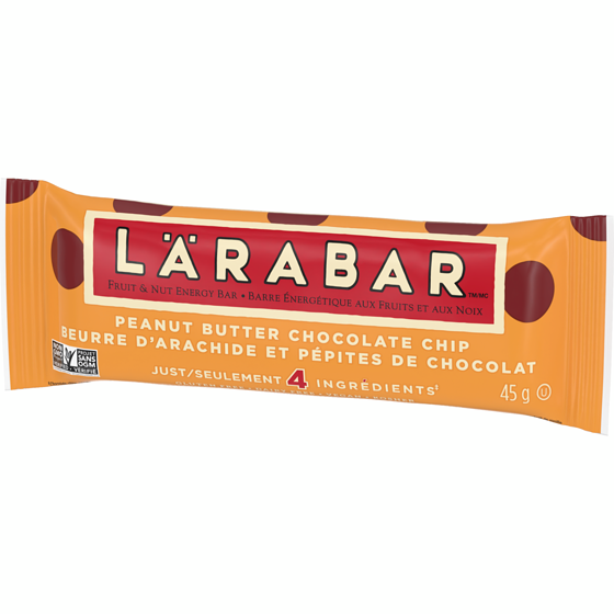 Larabar Barres d’arachide et brisures de chocolat, 16/paquet 16x45.0 g, 4,03 $/100g