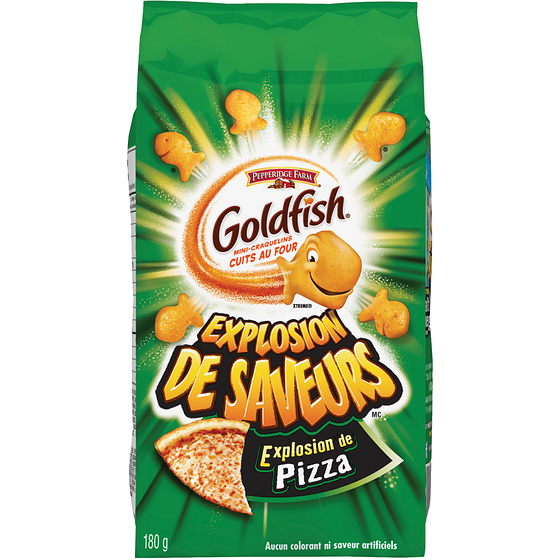 Pepperidge Farm Goldfish Explosion de saveurs MC saveur explosion de pizza (180 g) 180 g, 1,94 $/100g