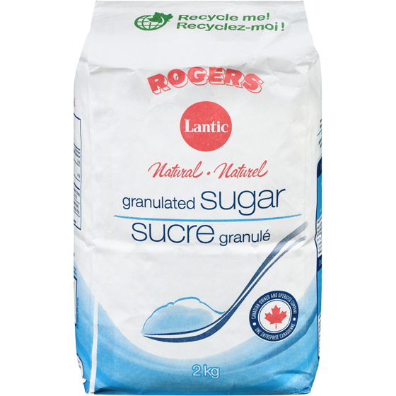Rogers Granulated White Sugar 2 kg, $0.17/100g