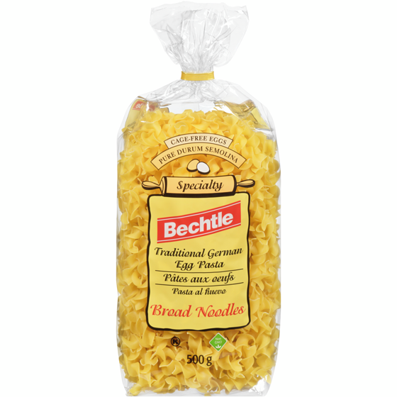 Bechtle Broad Pasta Noodles 500 g, $1.00/100g