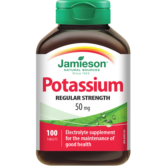 Jamieson Potassium 50 mg 100 ea, $0.14/1ea