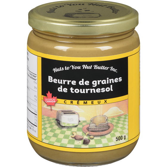 Nuts to You Beurre de graines de tournesol 500 g, 1,60 $/100g