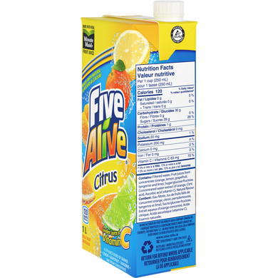 Five Alive Concentrate Five Alive Citrus, Juice Box, {Imported