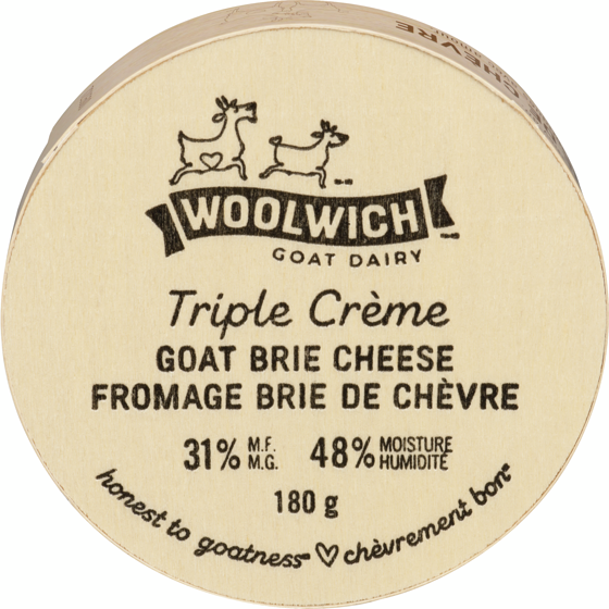Woolwich Goat Brie 180 g, $6.38/100g