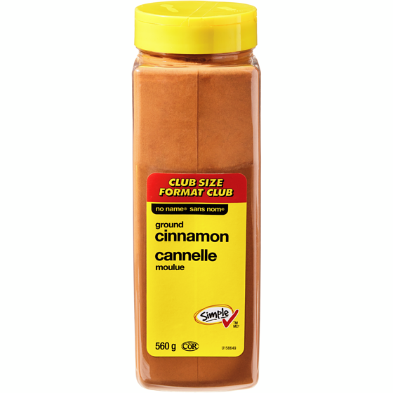 Sans Nom Cannelle moulue, format club 560 g, 1,96 $/100g