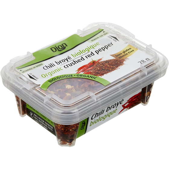Dion Piment rouge broyé biologique 28 g, 19,61 $/100g
