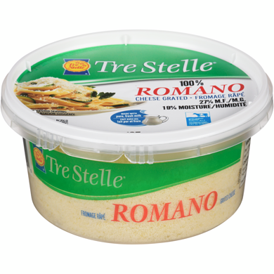 Tre Stelle Romano, Grated 125 g, $6.79/100g