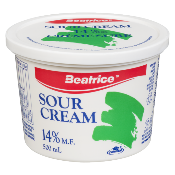 Beatrice 14% Sour Cream 500 ml, $0.96/100ml