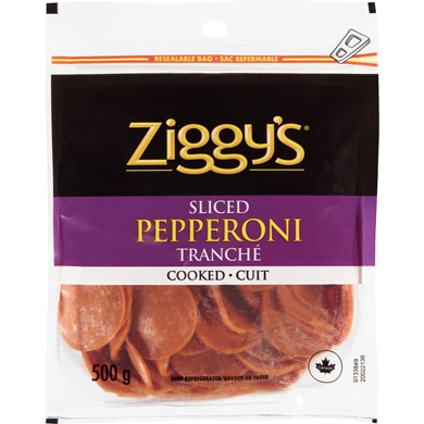 Ziggy's Pepperoni, Sliced Club Pack 500 g, $26.98/1kg $2.70/100g