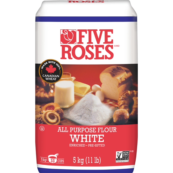 Five Roses White All Purpose Flour 5 kg, $0.20/100g