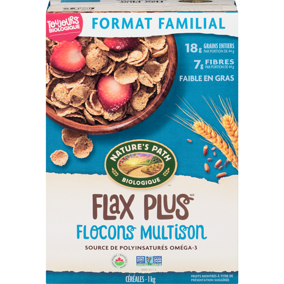 Nature’s Path Céréales biologiques Flax Plus 1 kg, 1,60 $/100g