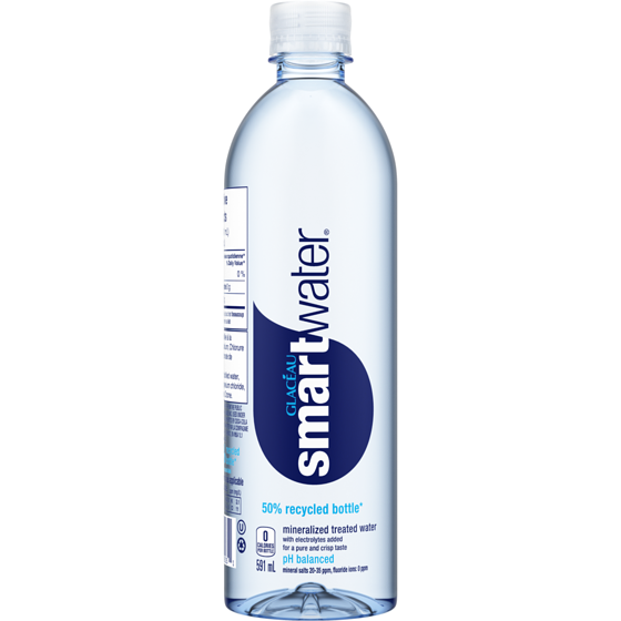 Glaceau Smartwater Bottle 591 ml, $0.59/100ml