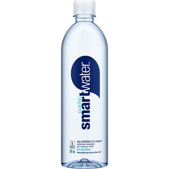 Glaceau Smartwater Bouteille 591 ml, 0,51 $/100ml