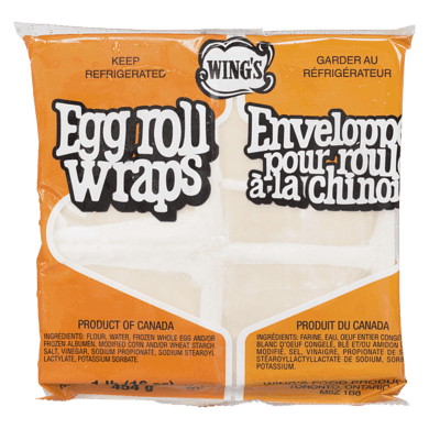 Wing’s Pâte pour rouleaux aux œufs  454 g, 0,66 $/100g