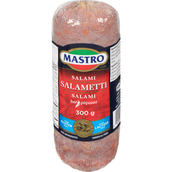 Mastro Salametti Hot Chub     300 g, $30.00/1kg $3.00/100g