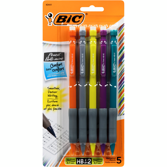 BIC Porte-mine avec prise Matic 5x1.0 ea, 0,80 $/1ch