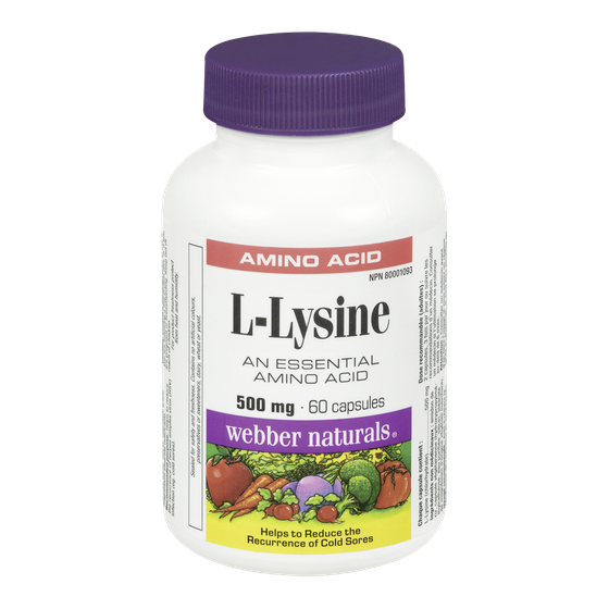 Webber Naturals L-Lysine 60 ea, $0.22/1ea