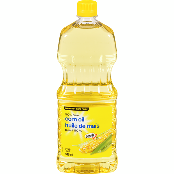 Sans Nom Huile de maïs pure à 100 % 946 ml, 0,48 $/100ml