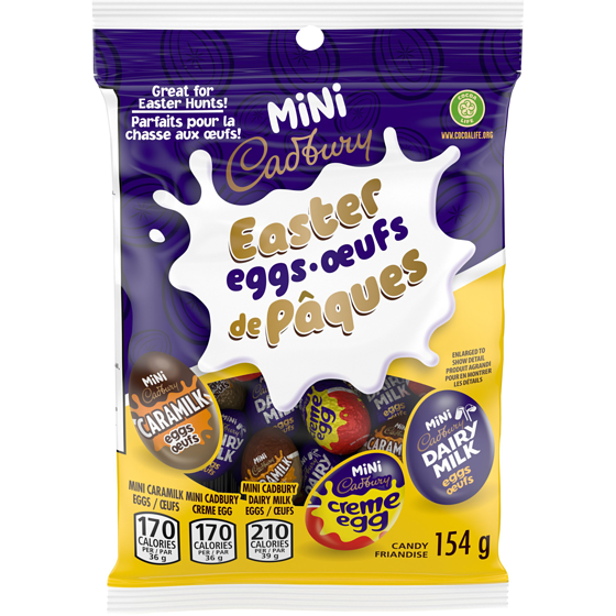 Cadbury Mini Easter Eggs Assorted Bag, Fill Easter baskets, share with loved ones, or treat yourself 154 g, $5.19/100g