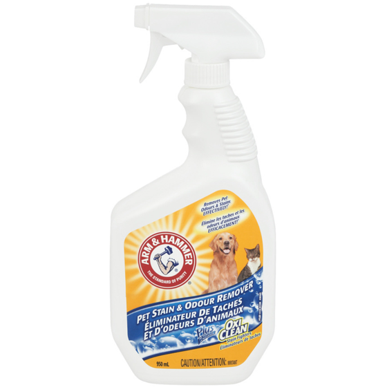 Arm & Hammer Éliminateur d’odeurs et détachant OxiClean Pet Fresh 950 ml, 1,26 $/100ml