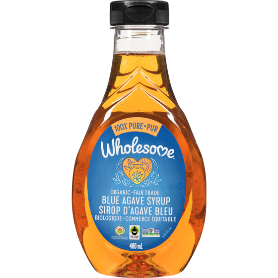 Wholesome Sweeteners Organic Blue Agave Syrup 480 ml, $2.71/100ml