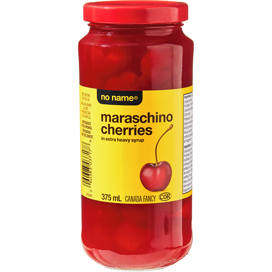 No Name Maraschino Cherries 375 ml, $1.33/100ml