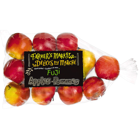 Farmer's Market Fuji Apples 2.268 kg, $0.44/100g