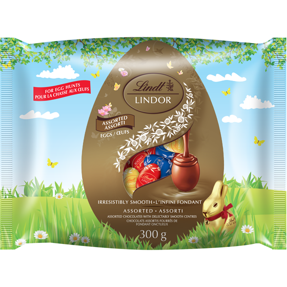Lindt LINDOR Assorted Chocolate Mini Eggs Bag 300 g, $4.67/100g
