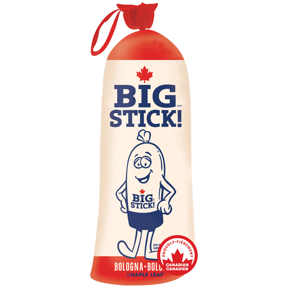 Maple Leaf Big Stick Wax Bologna $13.21/1kg $5.99/1lb