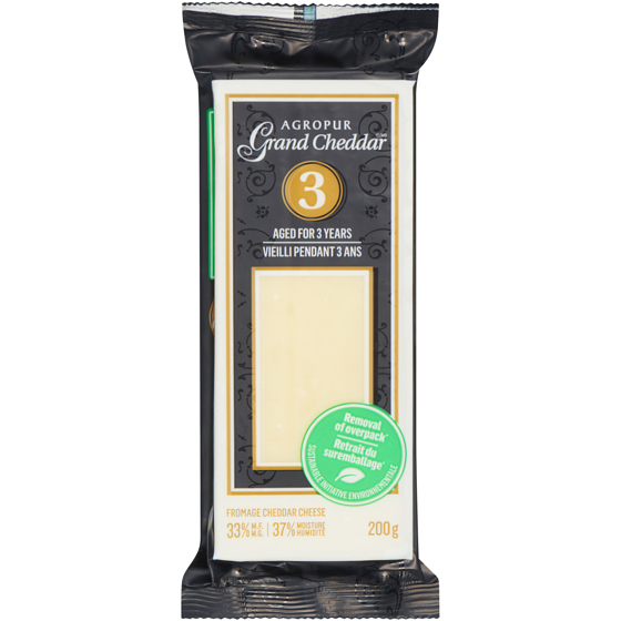 Agropur Signature Agropur Grand Cheddar 3 Years-Old Cheese 200 g, $6.25/100g