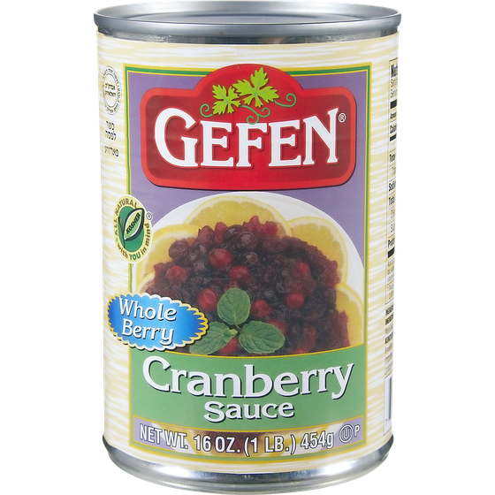 Gefen Kosher Cranberry Sauce, Whole Berry 454 g, $1.32/100g