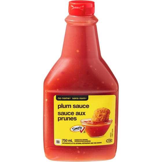Sans Nom Sauce aux prunes 750 ml, 0,47 $/100ml
