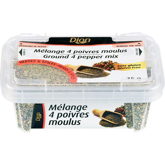 Dion Poivre mélangé moulu 35 g, 18,54 $/100g
