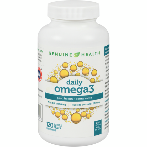 Genuine Health Omega3+, Omega Fish Oil Supplement 120 ea, $0.25/1ea