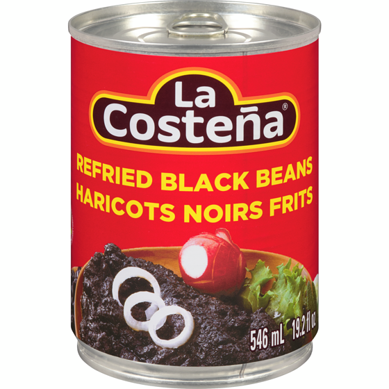 La Costena Refried Black Beans 546 ml, $0.73/100ml