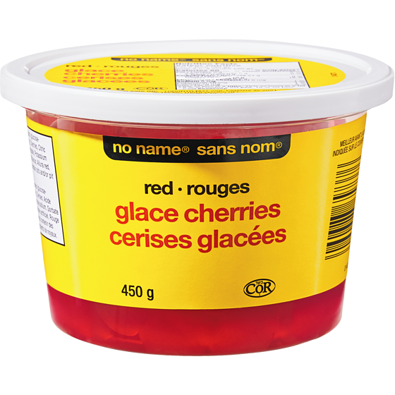 No Name Red Glace Cherries 450 g, $2.22/100g