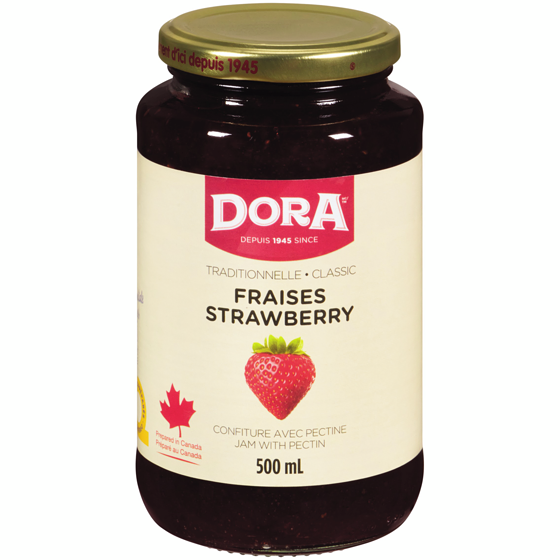 Dora Jam with Pectin Strawberry    500 ml, $0.70/100ml